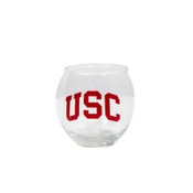 USC Trojans Arch Red Stemless Wine Glass